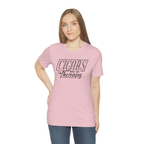 Cigars Are My Therapy Tee - Comfort and Style Combined for womans and mans