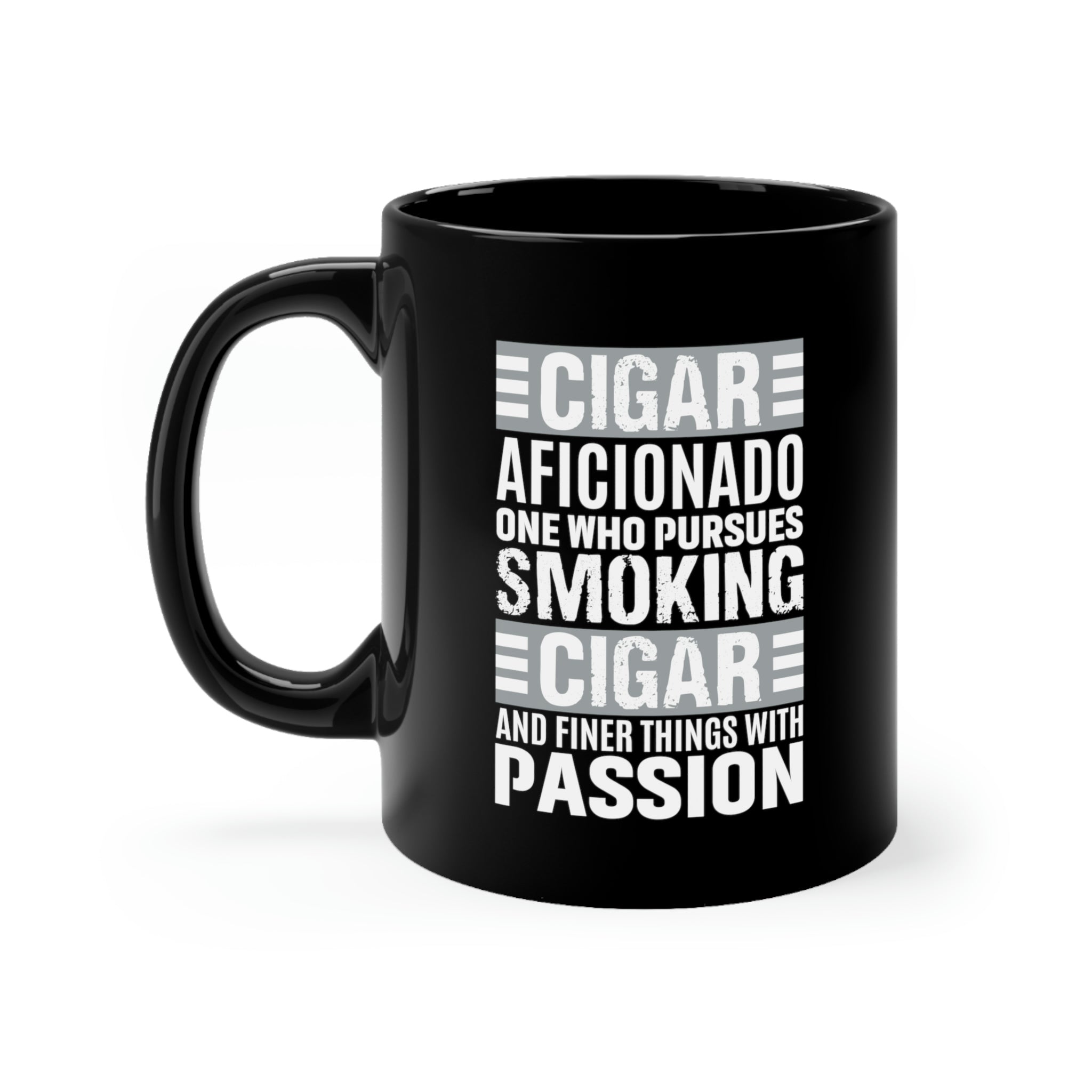 cigarette coffee mug Gift Reveal for Prank Black Mug for Cigare Aficionados