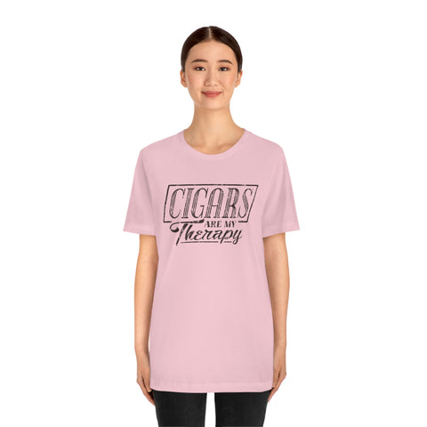 Cigars Are My Therapy Tee - Comfort and Style Combined for womans and mans