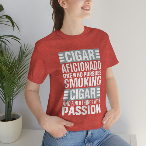  Cigare Aficionado Tee - Pursue Your Passion in Stylish shirt