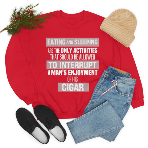 Cigar Enjoyment top: No Distractions Except Eating & Sleeping 